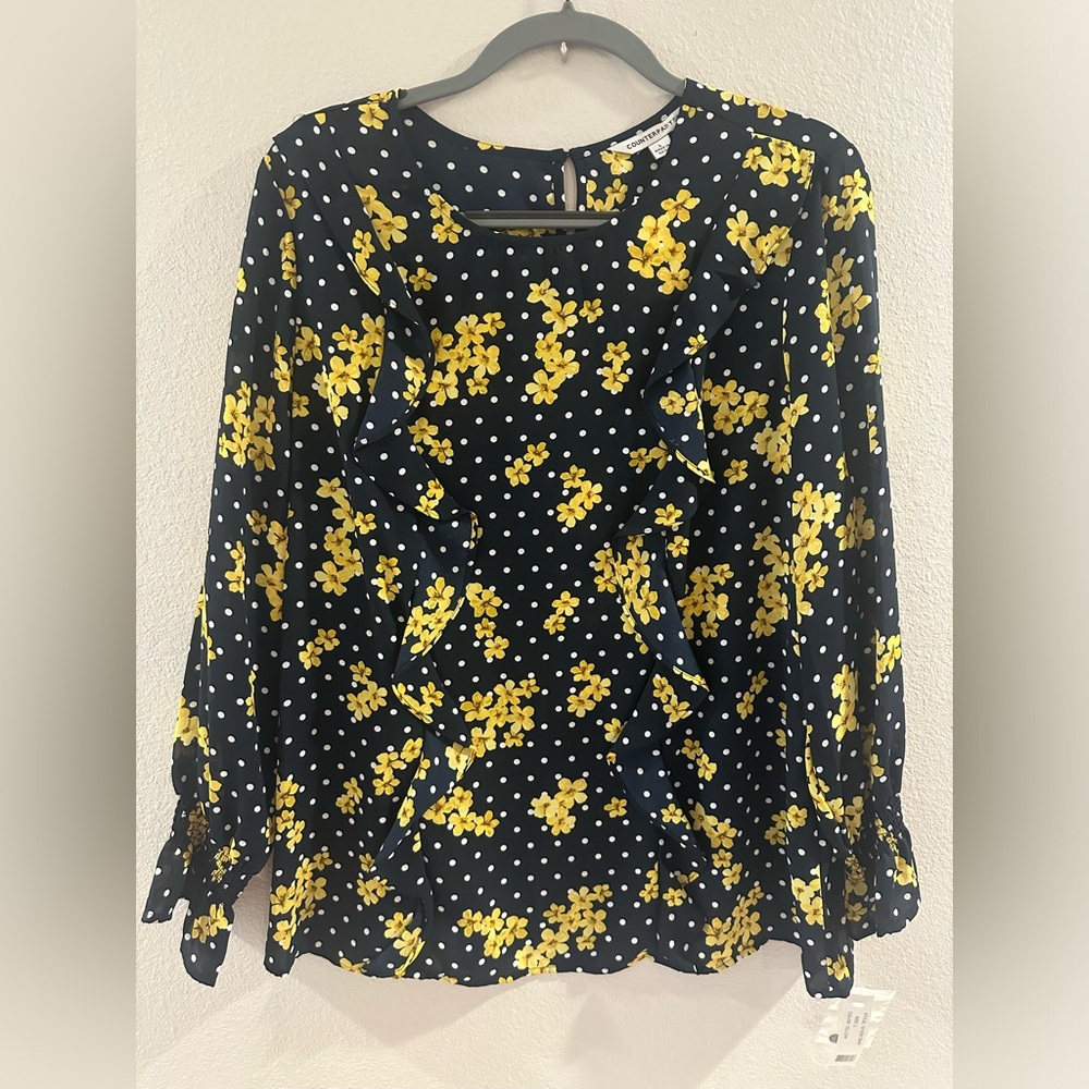 NWT Beautiful Counterparts blouse size L